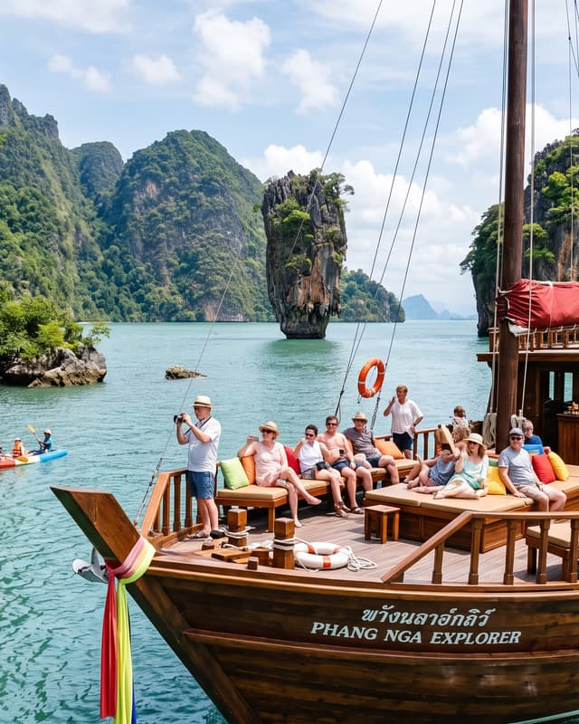 James bond island full day trip by big boat