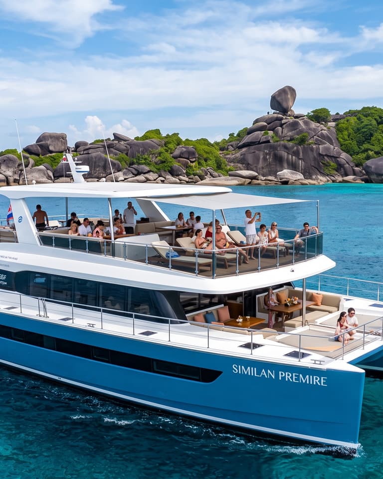 One day trip khao lak to similan island by catamaran - island hopping Thailand - Image 1