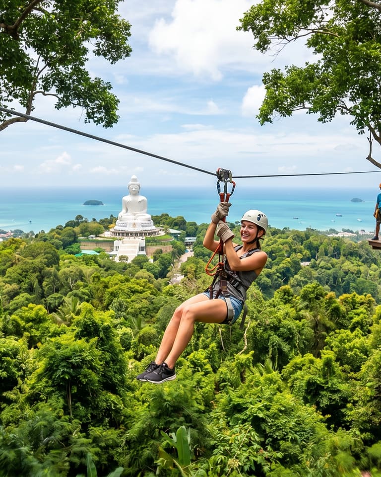 Zipline 20 station - adventure Thailand - Image 1